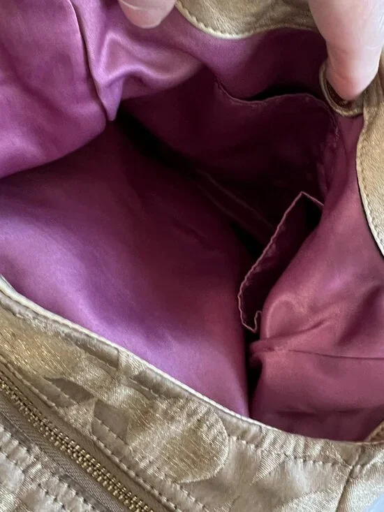 Coach Madison Sateen Maggie Silhouette Shoulder Bag - Picture 14 of 15